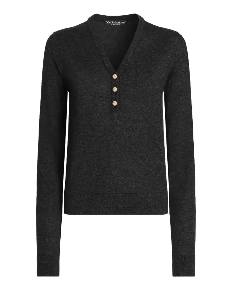 Dolce & Gabbana Pullover aus Kaschmir - Grau Grau