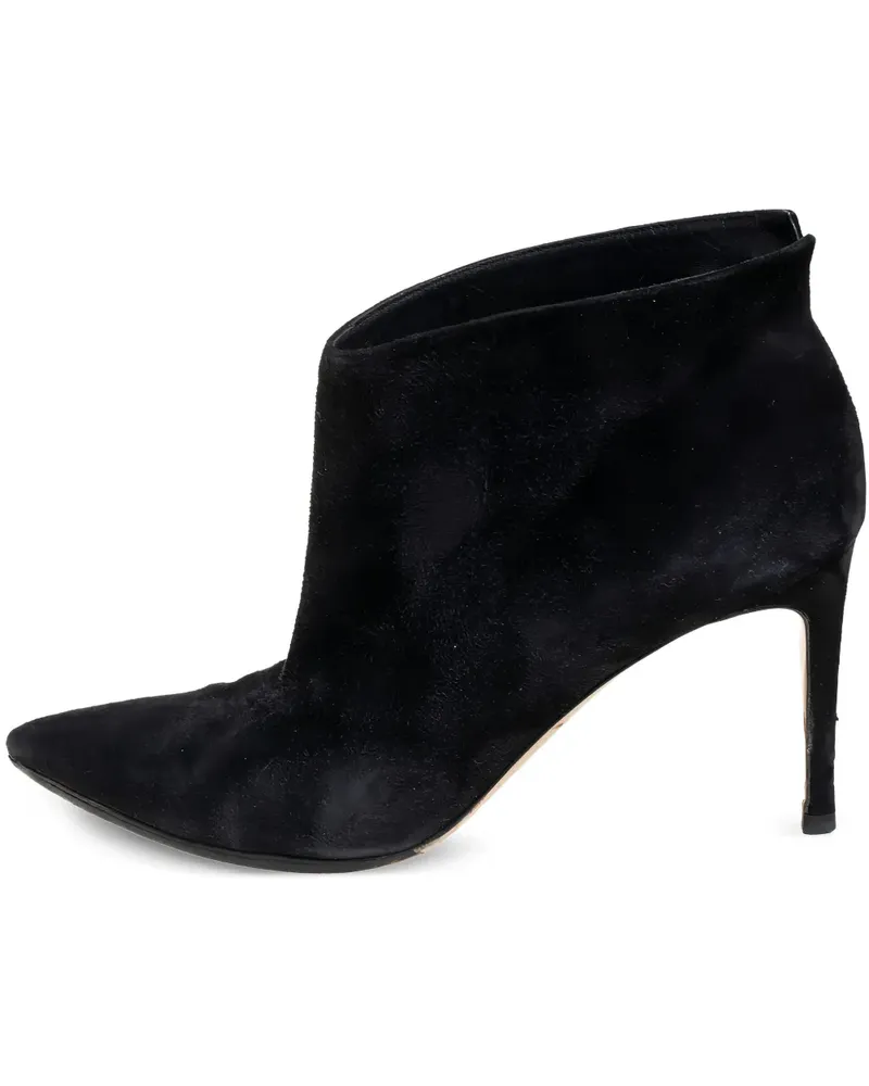 Gianvito Rossi Pre-owned Vania Stiefeletten mit spitzer Kappe 85mm - Schwarz Schwarz