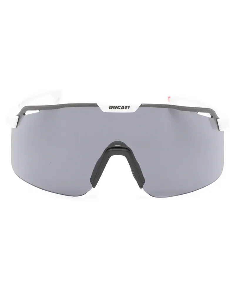 Carrera x Ducati Sonnenbrille mit Shield-Gestell - Weiß Weiß