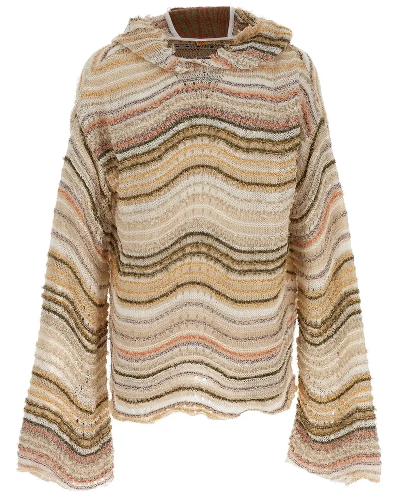 VITELLI Peacock Monster Hoodie - Braun Braun