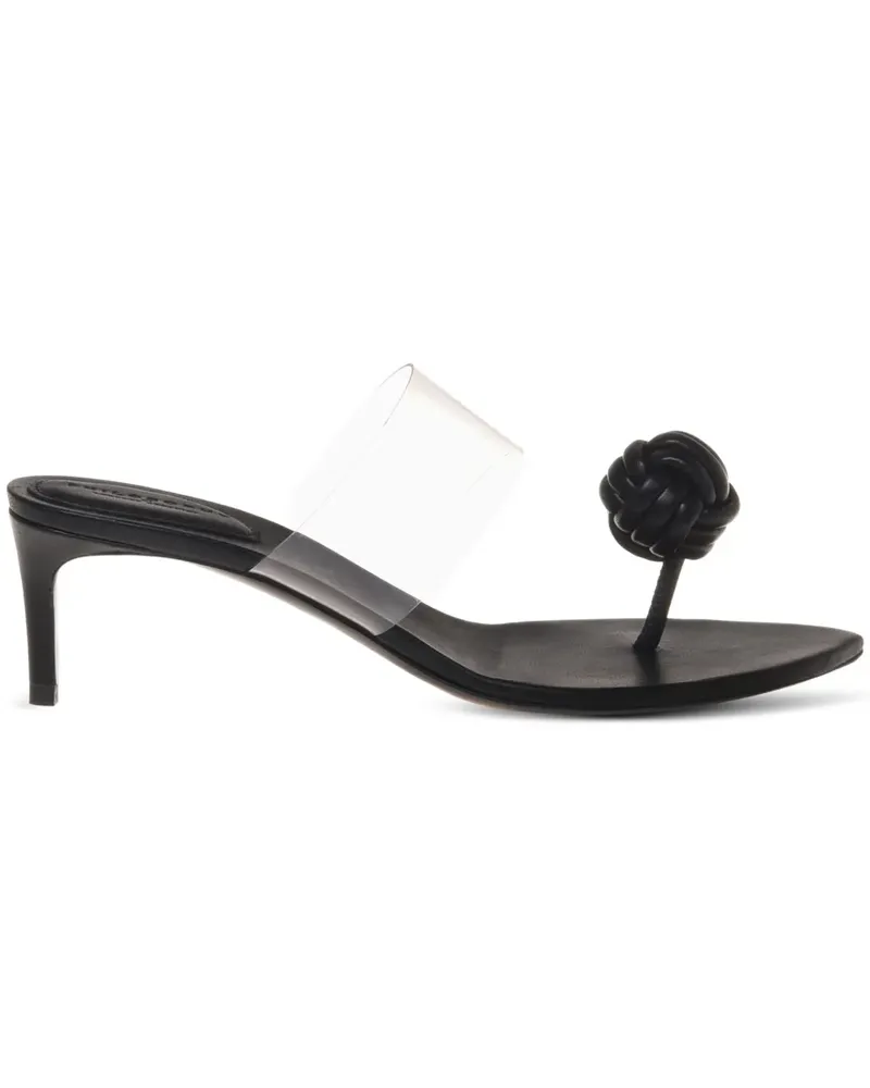 Philosophy Di Lorenzo Serafini Transparente Mules - Schwarz Schwarz