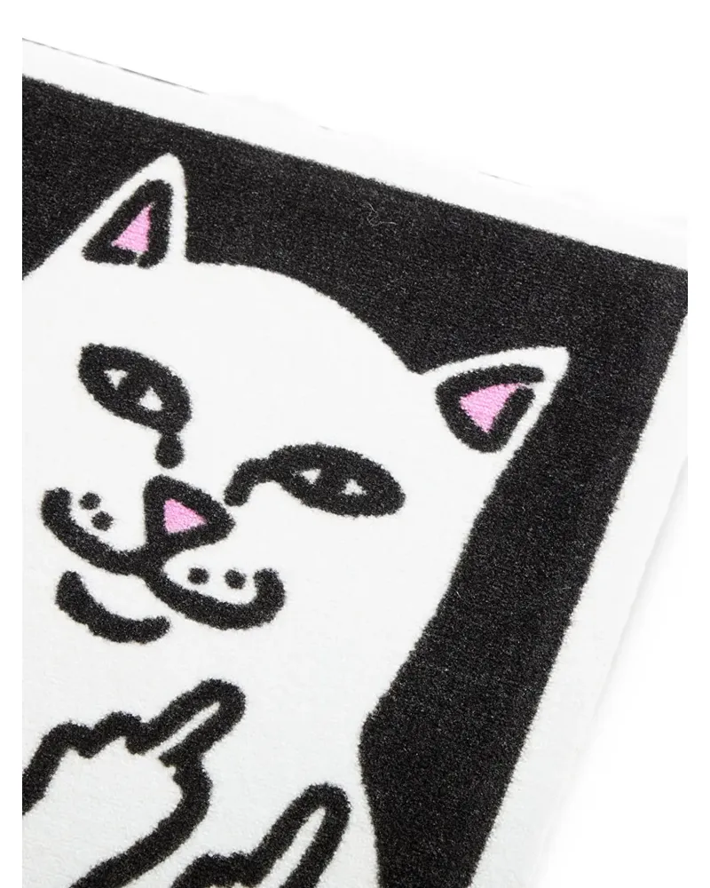 Ripndip Lord Nermal Teppich mit Grafik - Schwarz Schwarz