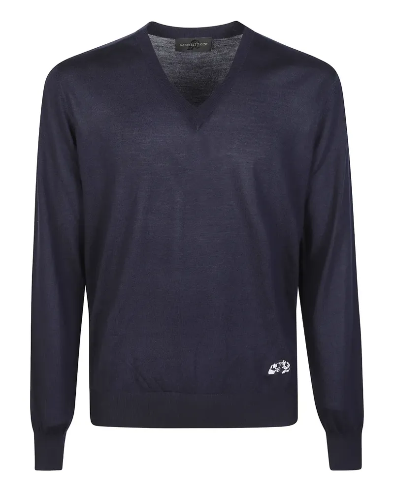 Gabriele Pasini Pullover mit V-Ausschnitt - Blau Blau