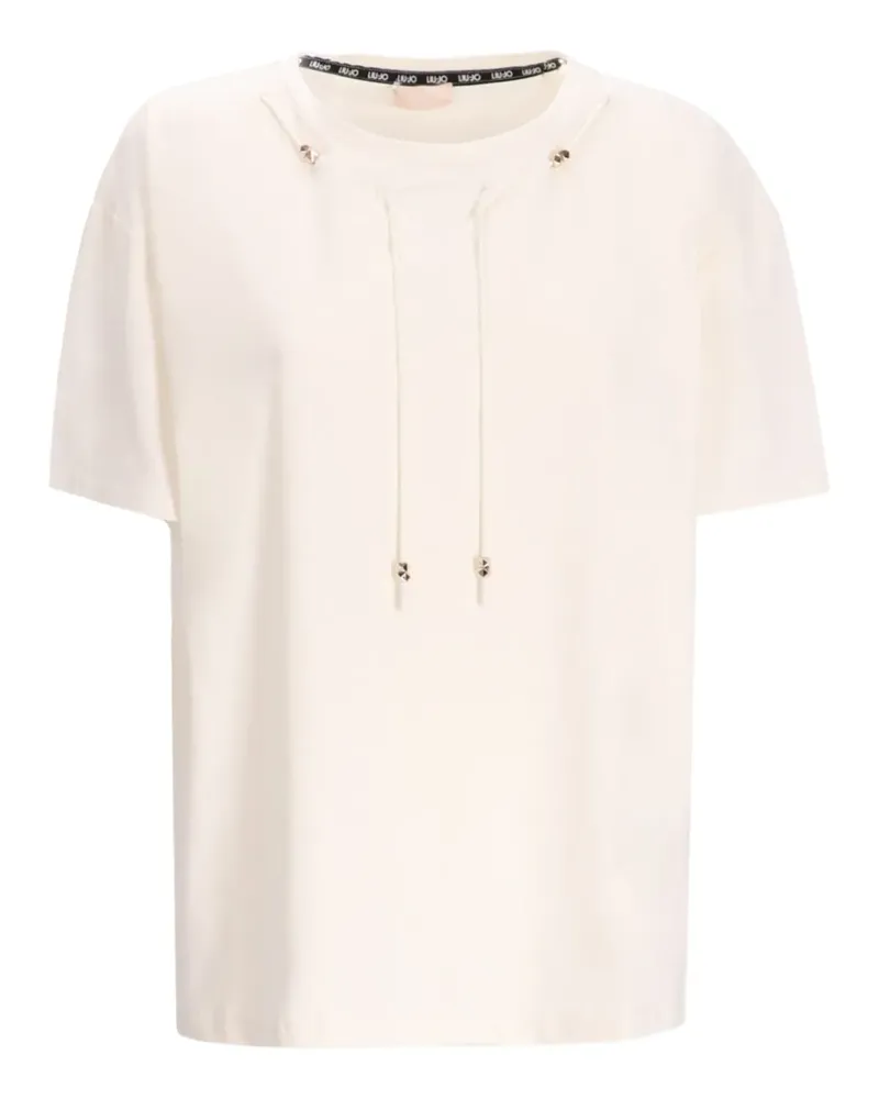 Liu Jo T-Shirt mit Kordelzug - Nude Nude