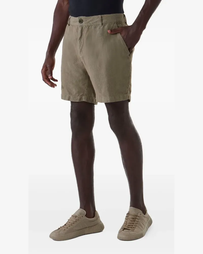 Osklen linen shorts - Grün Grün