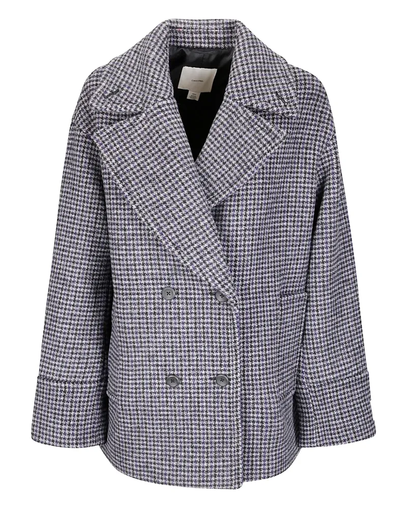 Calvin Klein double-breasted peacoat - Grau Grau