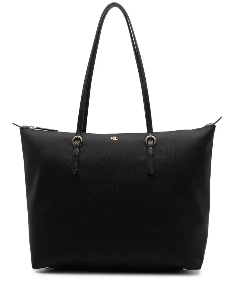 Ralph Lauren Mittelgroße Keaton Handtasche - Schwarz Schwarz