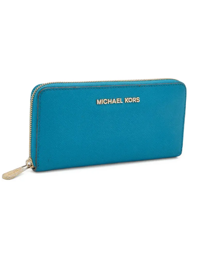 Michael Kors Jet Set Portemonnaie - Blau Blau