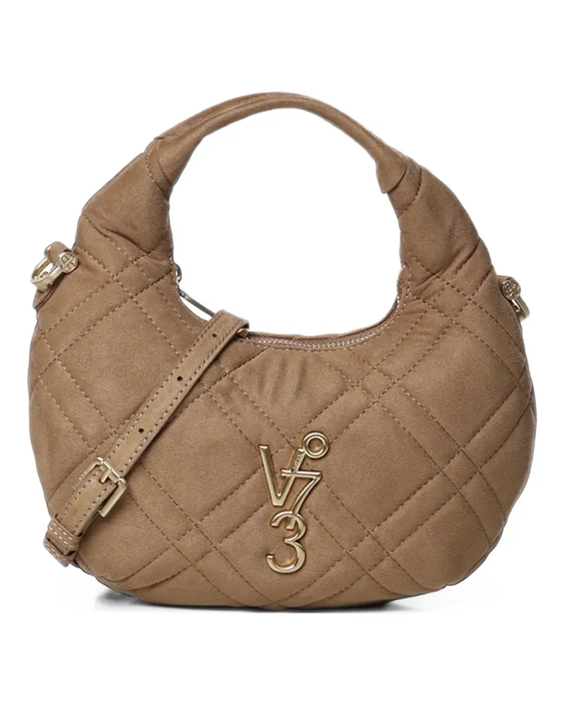 V°73 Mini Diaspro Tote Bag mit Steppung - Nude Nude