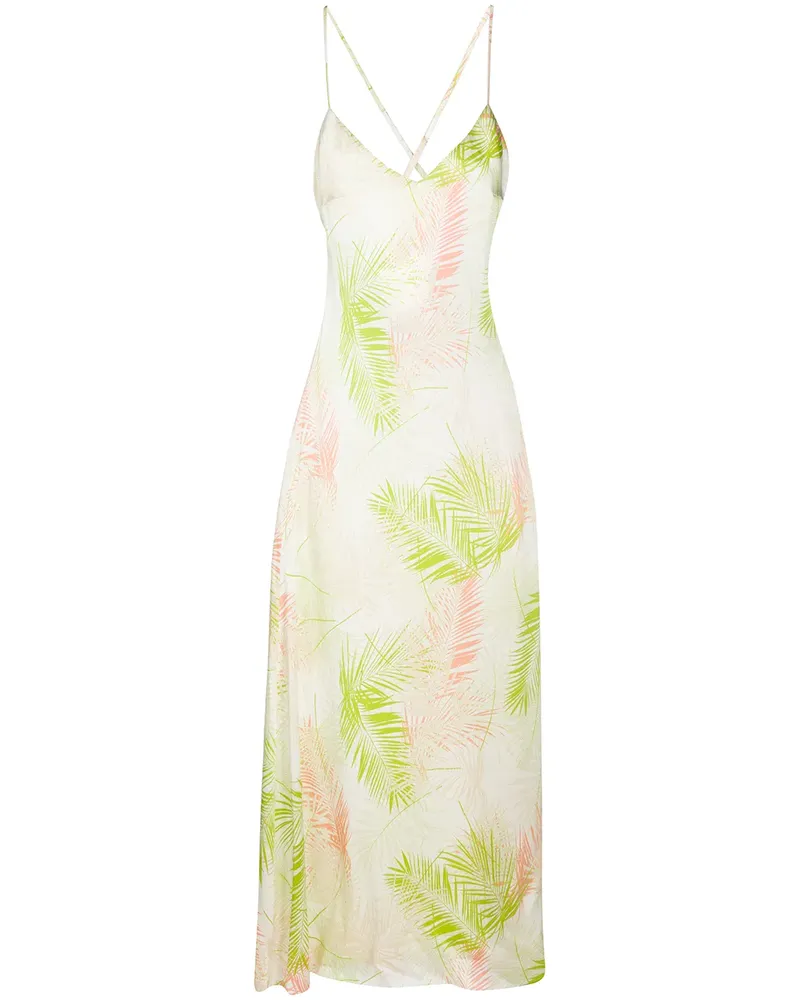 Gilda & Pearl Maxikleid mit Print - Grün Grün