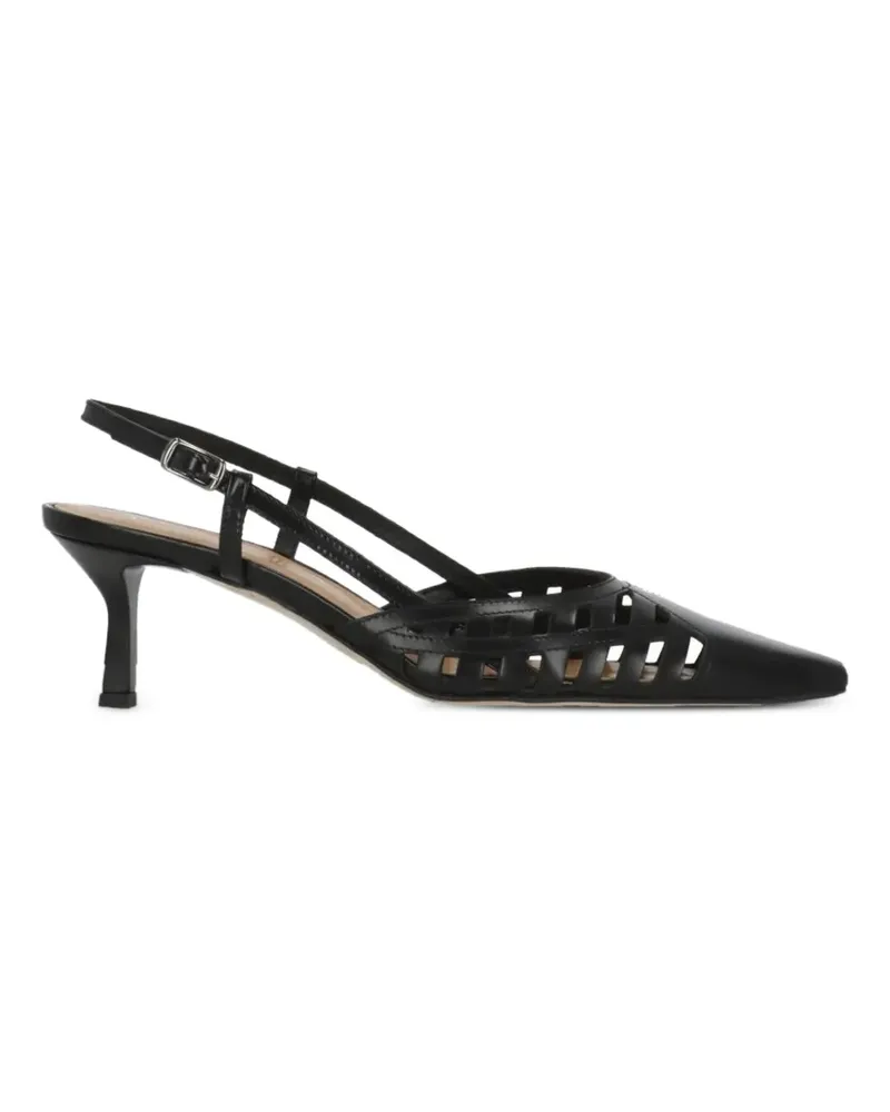 Julie Dee cut-out slingback pumps - Schwarz Schwarz
