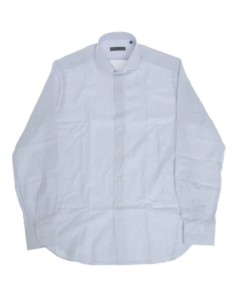 Corneliani patterned cotton shirt - Blau Blau