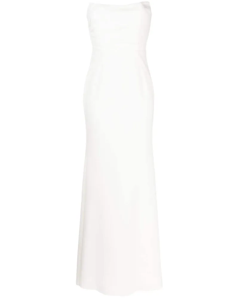 Rachel Gilbert Schulterfreies Arlo Abendkleid - Weiß Weiß
