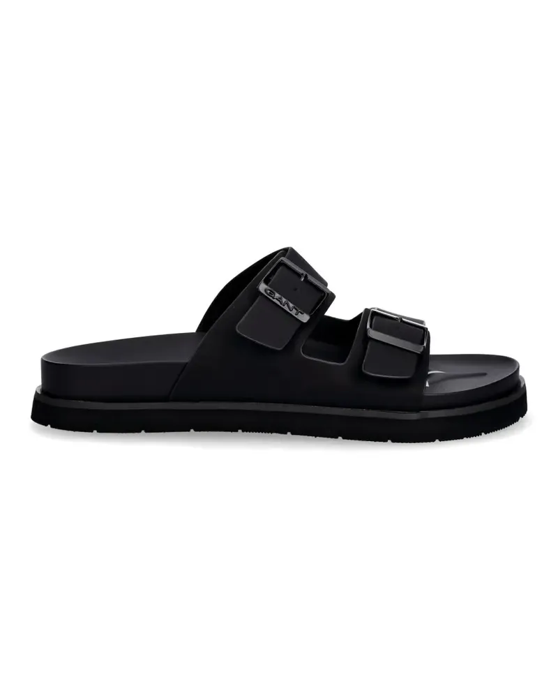 Gant buckle-fastening slides - Schwarz Schwarz