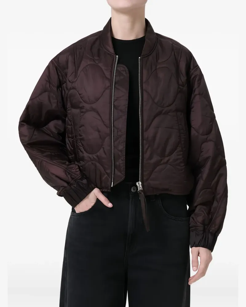 AGOLDE Iona quilted jacket - Braun Braun