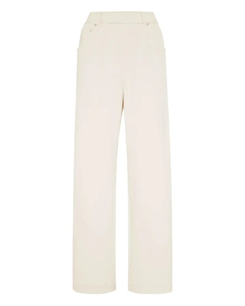 Brunello Cucinelli elasticated track pants - Nude Nude