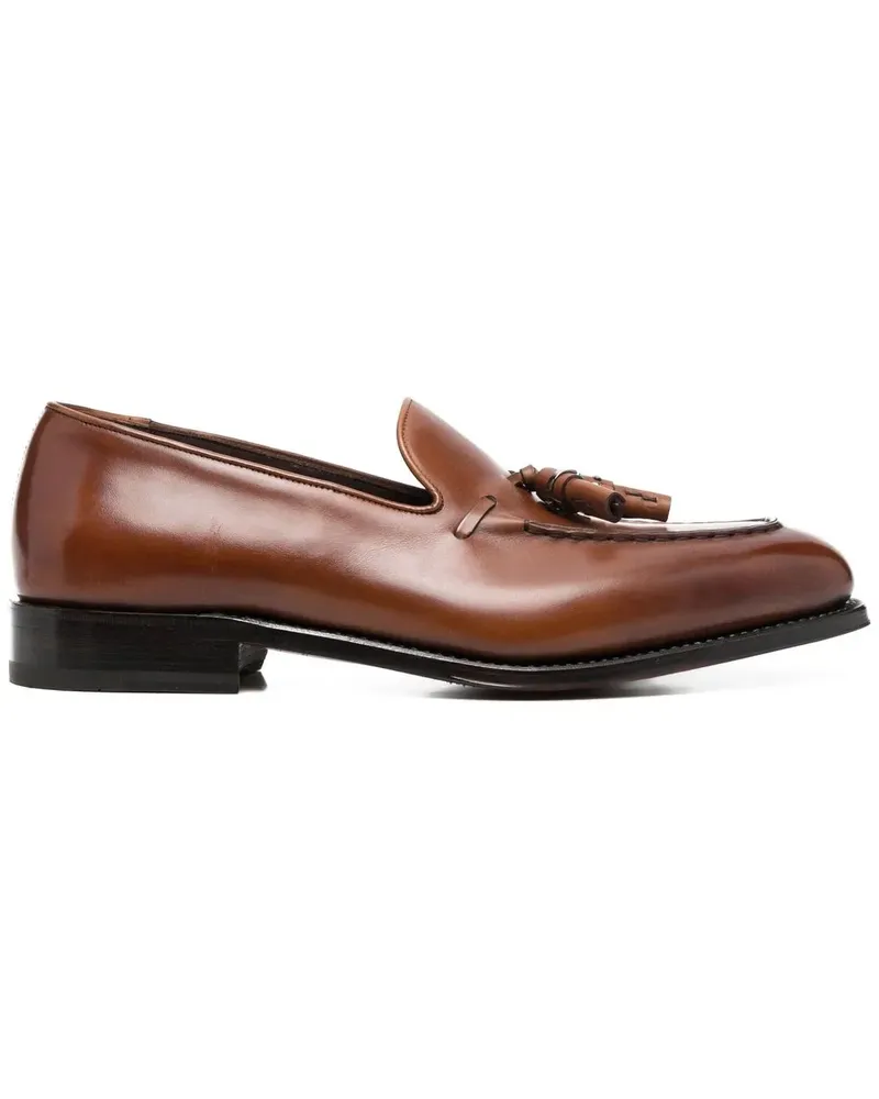 Ferragamo Loafer mit Quasten - Braun Braun