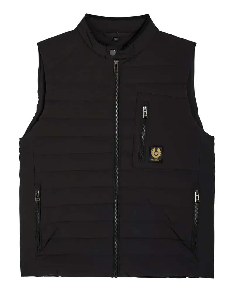 Belstaff zip quilted gilet - Schwarz Schwarz