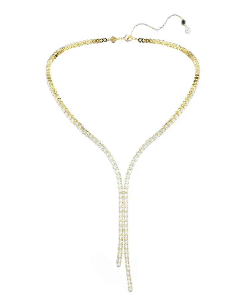 Swarovski crystal-embellished Y-shape necklace - Gold Gold