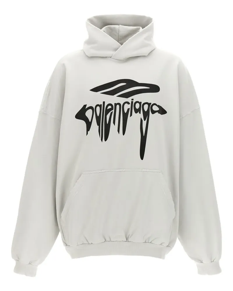 Balenciaga 3B Liquefied Hoodie - Weiß Weiß