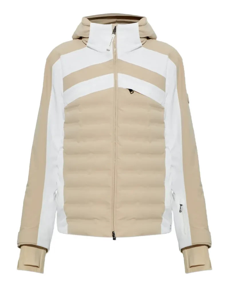 Bogner Felis quilted hooded ski jacket - Nude Nude