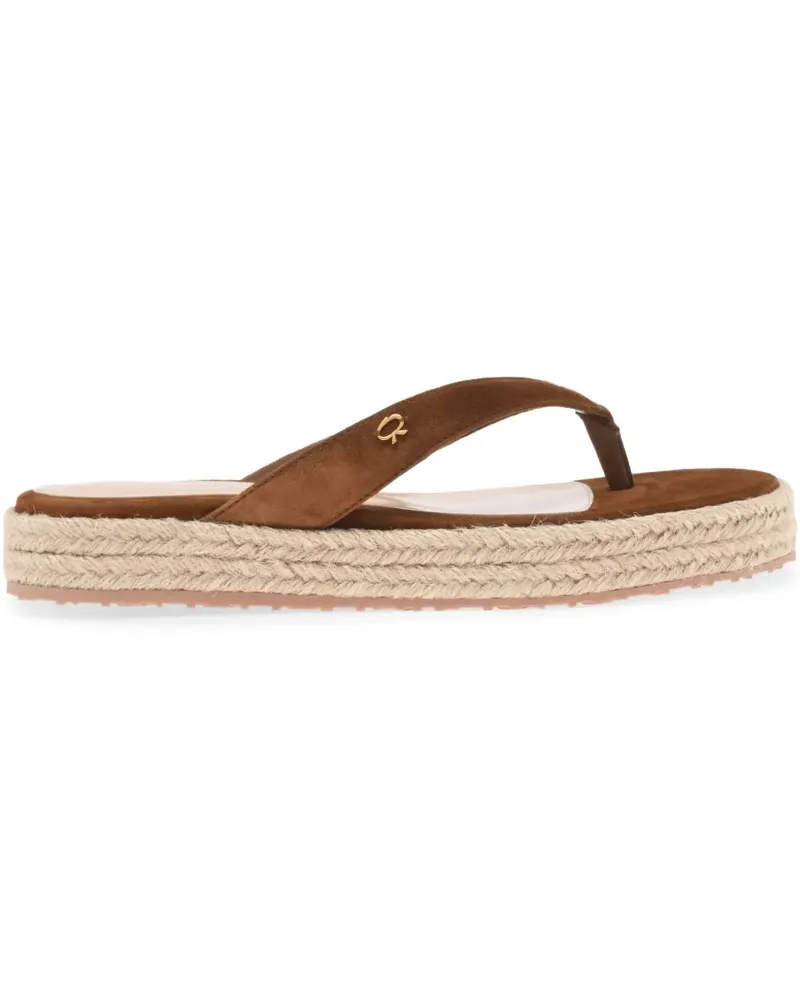 Gianvito Rossi Espadrilles aus Wildleder - Braun Braun