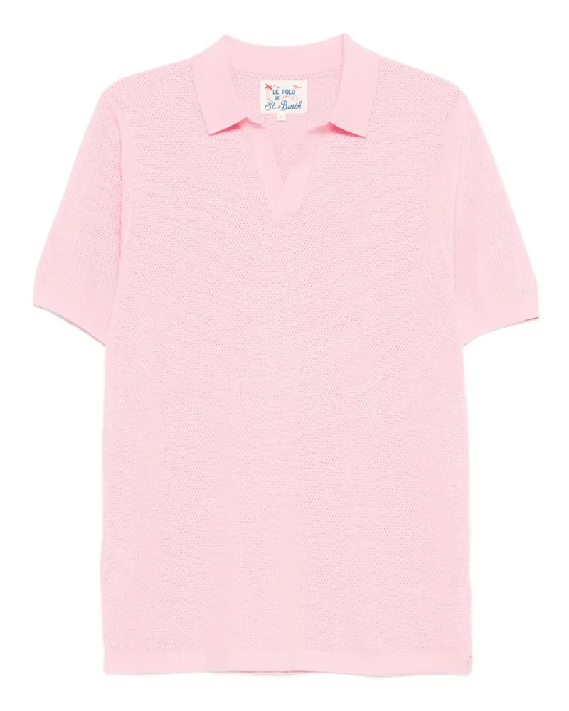 MC2 Saint Barth T-Shirt aus Mesh - Rosa Rosa