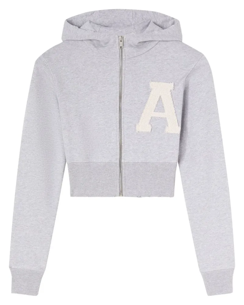 AMBUSH Cropped-Hoodie Grau