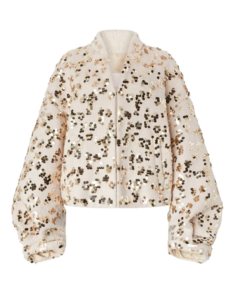 Genny Jacke mit Pailletten - Nude Nude