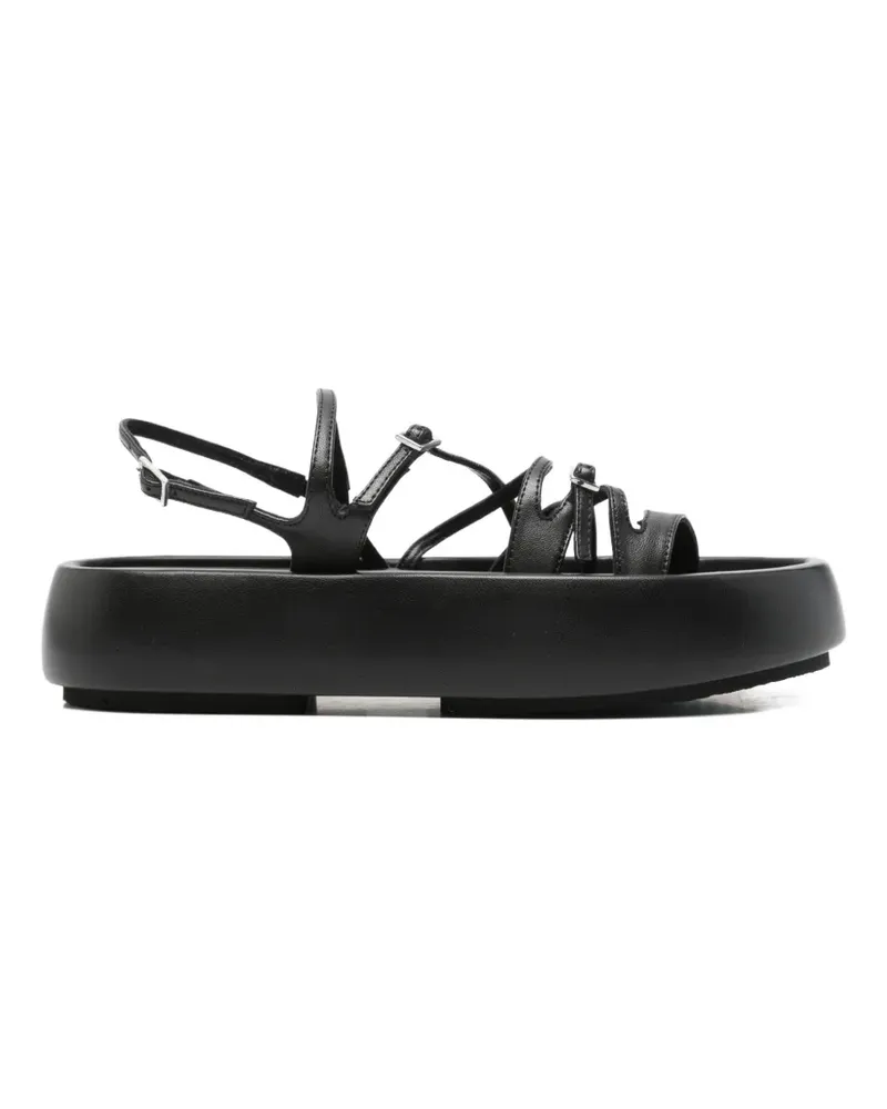 Attilio Giusti Leombruni Bulle Sandalen mit Riemen - Schwarz Schwarz