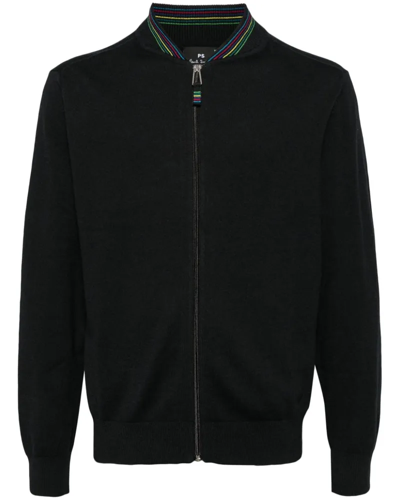 Paul Smith Cardigan mit Reißverschluss - Schwarz Schwarz