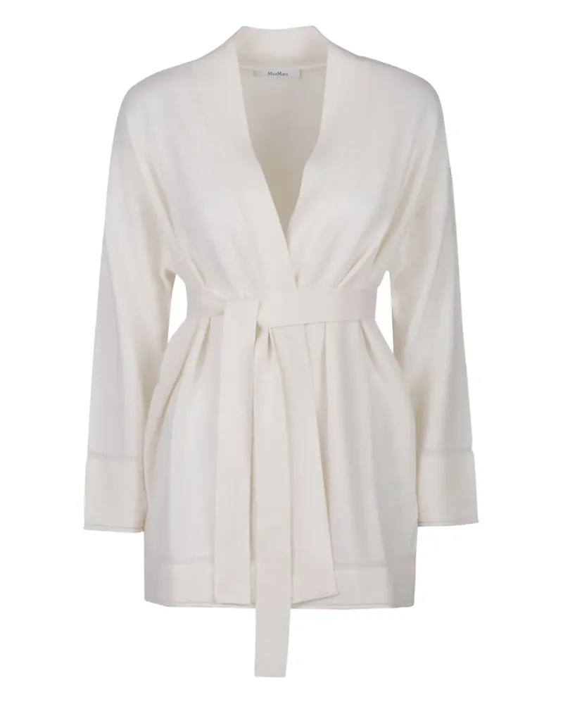Max Mara belted cashmere cardi-coat - Nude Nude