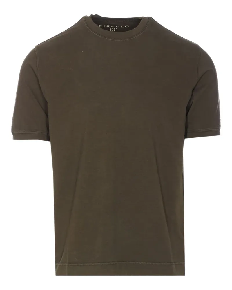CIRCOLO 1901 T-Shirt mit Rundhalsausschnitt - Grün Grün
