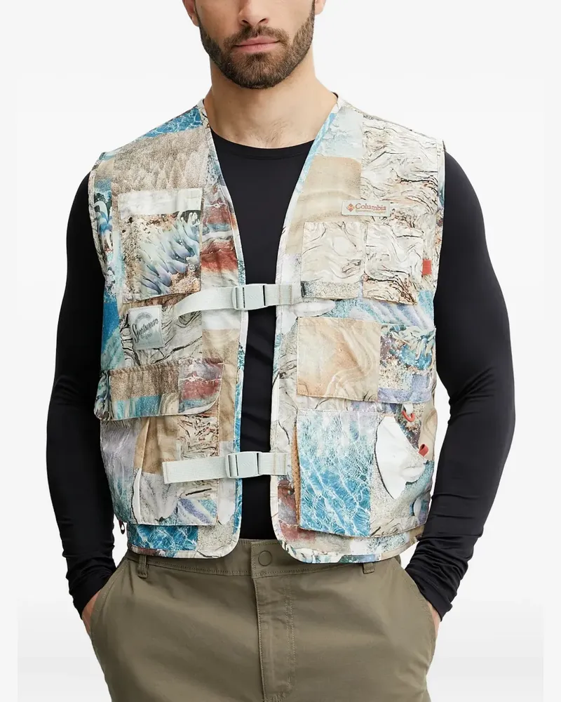 Columbia Sportswear Company Weste mit Patchwork-Print - 335 BEIGE 335