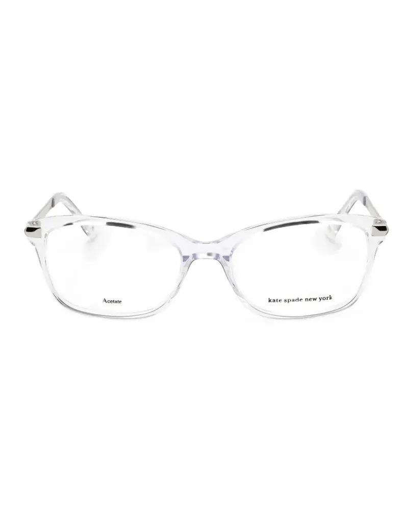 Kate Spade Vicenza rectangle-frame glasses - Nude Nude