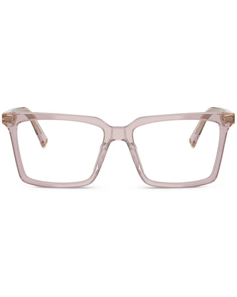 Miu Miu Brille mit eckigem Gestell - Violett Violett