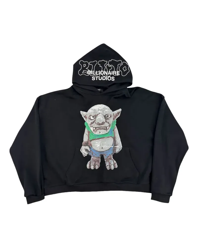 STADIUM GOODS Bloated Troll hoodie - Schwarz Schwarz