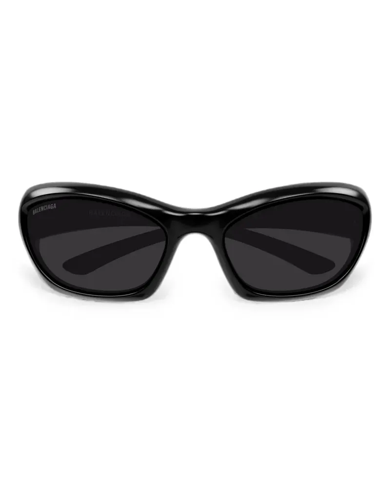 Balenciaga Sonnenbrille mit Cat-Eye-Gestell - Schwarz Schwarz