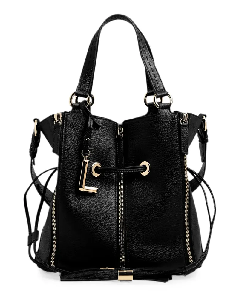 Lancel medium Premier Flirt leather bucket bag - Schwarz Schwarz