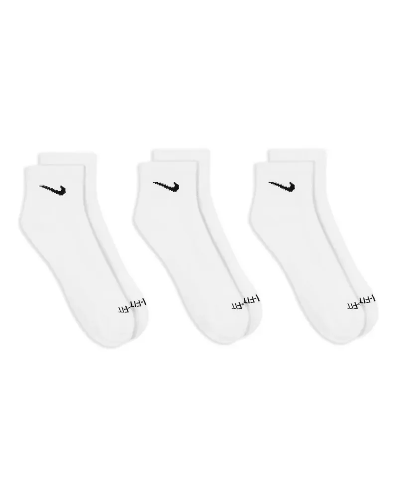 Nike Gepolsterte Everyday Plus Trainingssocken (3er-Set) - Weiß Weiß