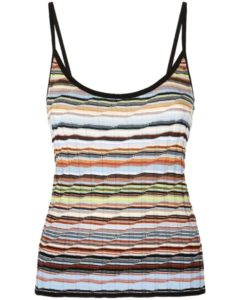 Missoni Gestreiftes Top - Blau Blau