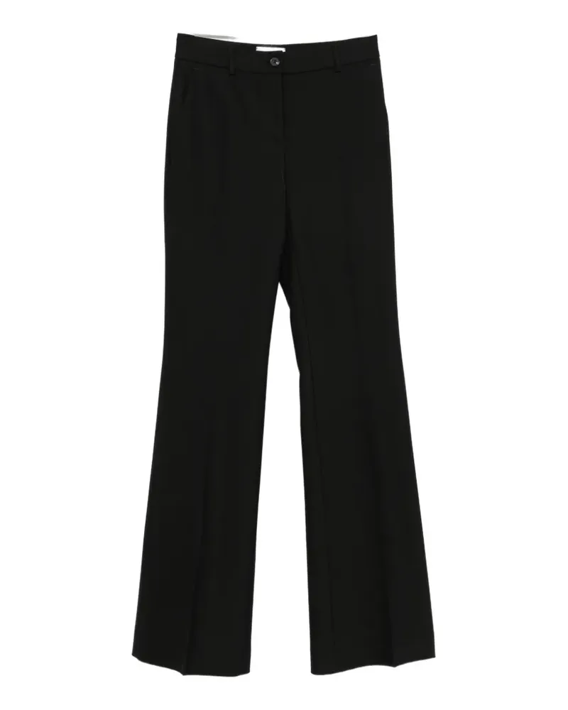 VIA MASINI 80 pressed-crease trousers - Schwarz Schwarz
