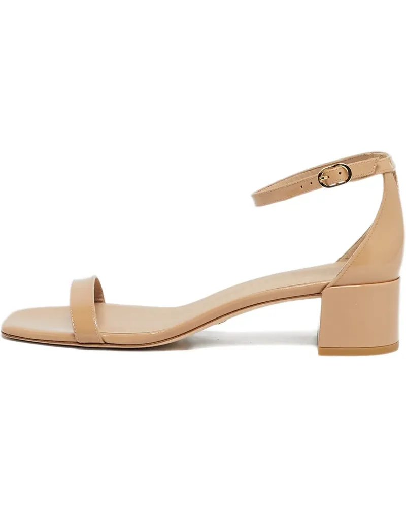 Stuart Weitzman Bambina block-heel sandals - Nude Nude