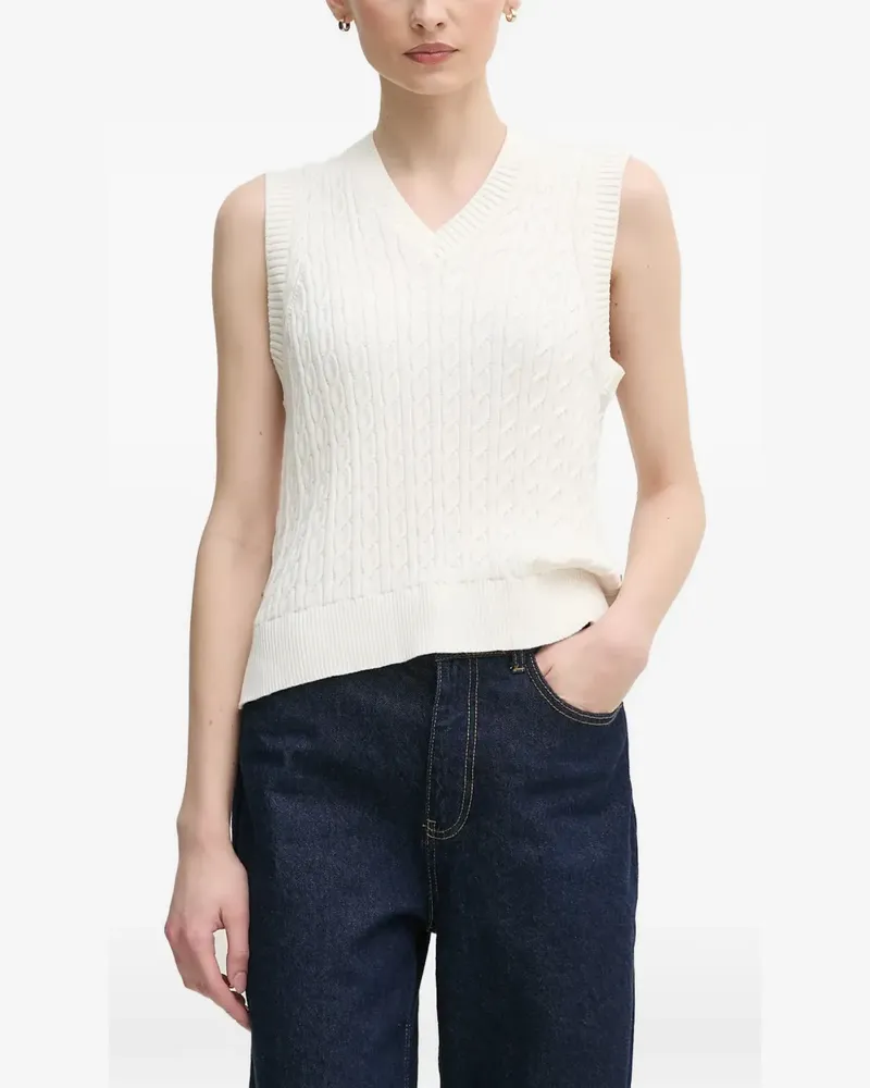 Barbour Pullunder mit V-Ausschnitt - Nude Nude