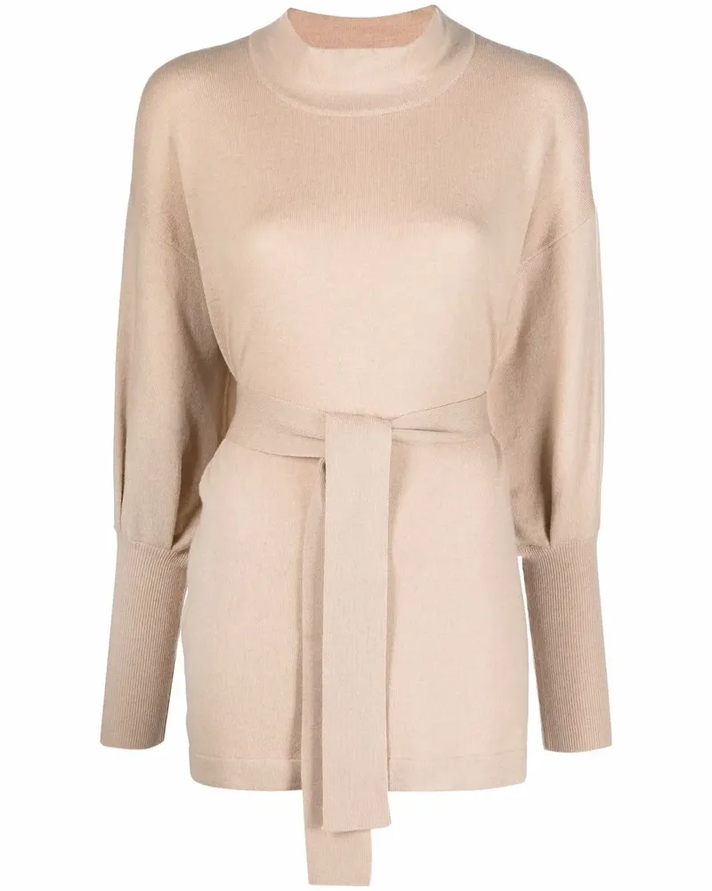 Fabiana Filippi Pullover mit Puffärmeln - Nude Nude