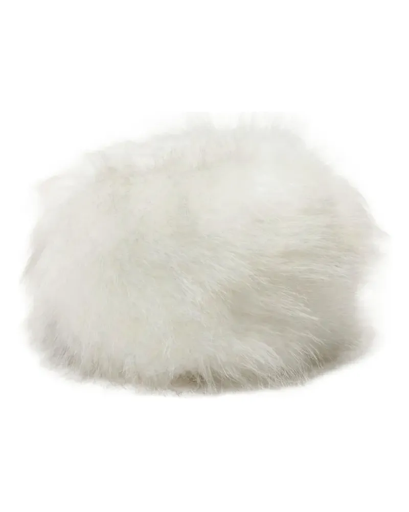 UNREAL FUR Natasha Hut aus Faux Fur - Weiß Weiß