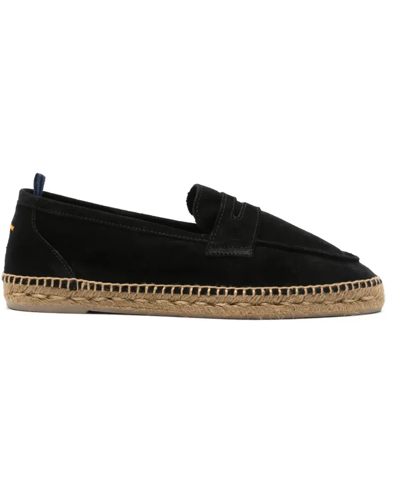 Castañer Nachot T/186 Espadrilles aus Wildleder - Schwarz Schwarz