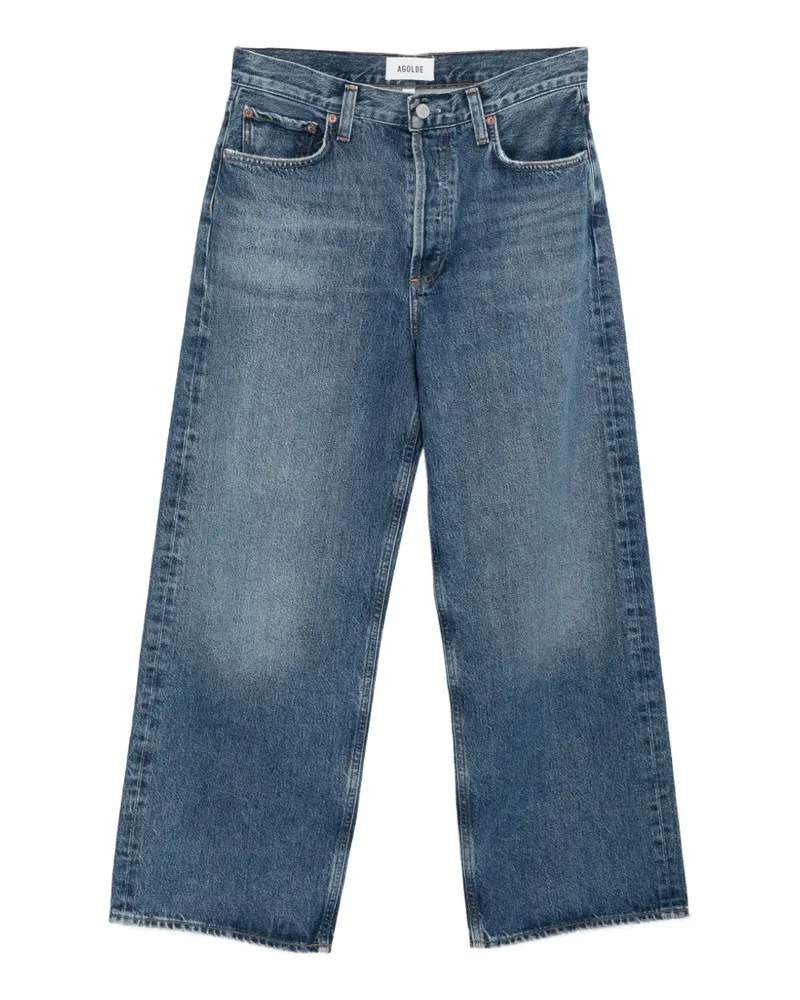 AGOLDE Tief sitzende Baggy-Jeans - Blau Blau