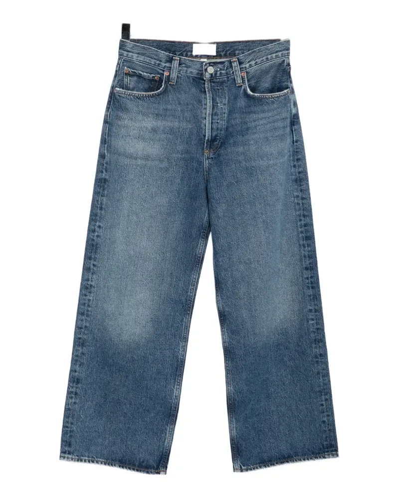 AGOLDE Tief sitzende Baggy-Jeans - Blau Blau