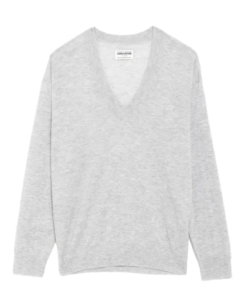 Zadig & Voltaire Swyny jumper 100% cashmere - Grau Grau